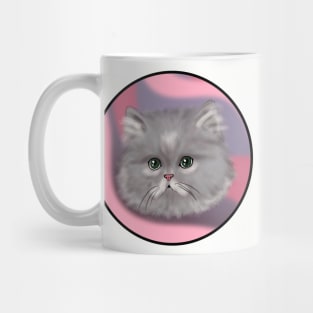 fluffy kitty Mug